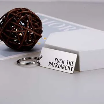 Empowering Feminist Keychain Gift for Women and Friends