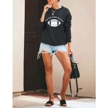 MOUSYA Tis The Damn Season Sweatshirt for Women