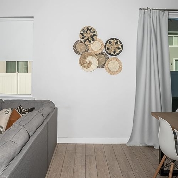 Unique Seagrass Wall Basket Set for Rustic Decor