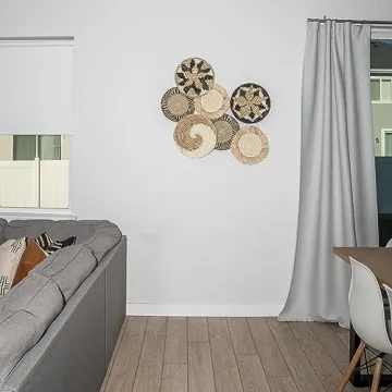 Unique Seagrass Wall Basket Set for Rustic Decor