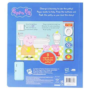 Peppa Pig – Let’s Go Potty! Interactive 5-Button Potty Training Sound Book – PI Kids