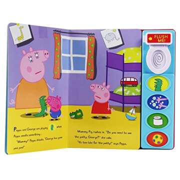 Peppa Pig – Let’s Go Potty! Interactive 5-Button Potty Training Sound Book – PI Kids