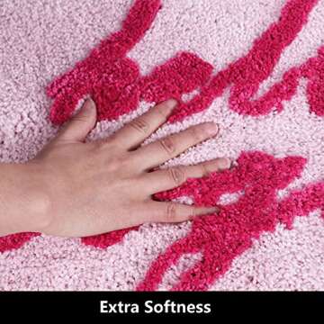 Hello Gorgeous Bath Mat Cute Microfiber Bathroom Accessory