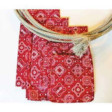 Red Bandana Kitchen Linens Set - 5 Pieces of Style & Utility