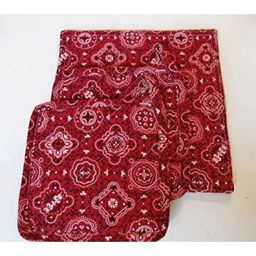 Red Bandana Kitchen Linens Set - 5 Piece Collection