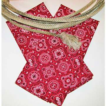 Red Bandana Kitchen Linens Set - 5 Piece Collection