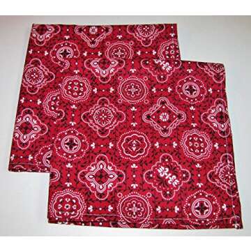 Red Bandana Kitchen Linens Set - 5 Piece Collection