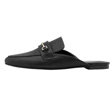 Stylish Slip-On DREAM PAIRS Women’s Mules with Buckle