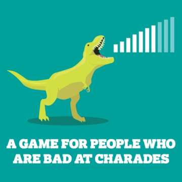On a Scale of One to T-Rex by Exploding Kittens: A Card Game for People Who Are Bad at Charades - Family - Card Games for Adults, Teens & Kids
