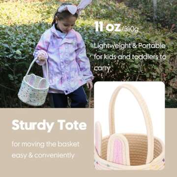 Sea Team Bunny Basket for Fun Easter Egg Hunts