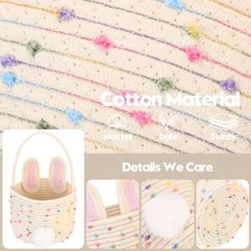 Sea Team Bunny Basket for Fun Easter Egg Hunts