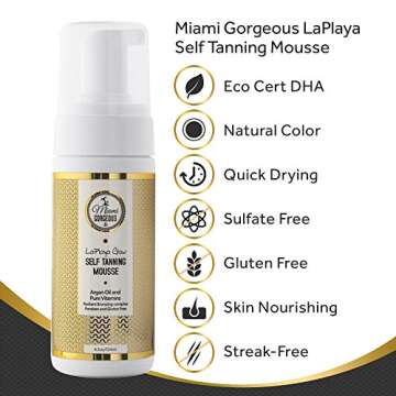 Miami Gorgeous Self Tanning Mousse for a Natural Glow
