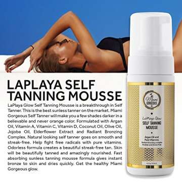 Miami Gorgeous Self Tanning Mousse for a Natural Glow