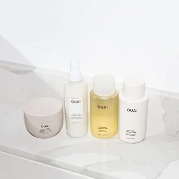 OUAI Medium Hair Essentials Shampoo and Conditioner Set