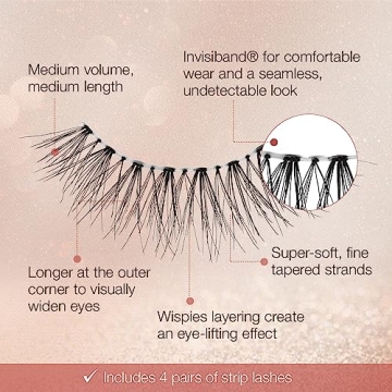 Ardell Naked Lashes 422 Multipack Lightweight Natural Lashes