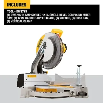 DEWALT 12-Inch Miter Saw for Precise Woodworking Cuts