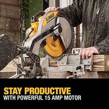 DEWALT 12-Inch Miter Saw for Precise Woodworking Cuts