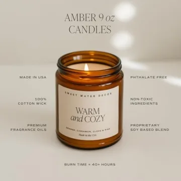Warm and Cozy Soy Candle - Perfect Holiday Gift