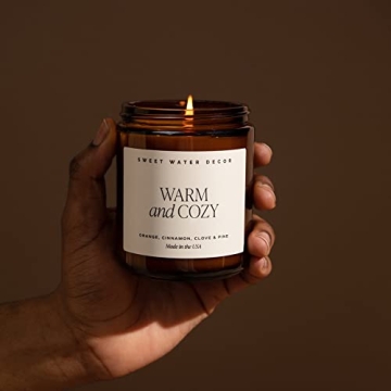 Warm and Cozy Soy Candle - Perfect Holiday Gift