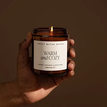 Warm and Cozy Soy Candle - Perfect Holiday Gift