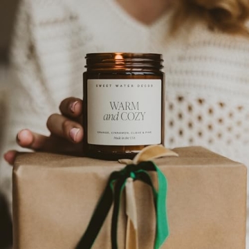 Warm and Cozy Soy Candle - Perfect Holiday Gift