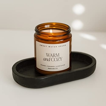Warm and Cozy Soy Candle - Perfect Holiday Gift