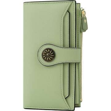 Travelambo Women's RFID Luxury Leather Wallet