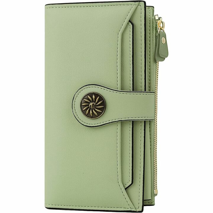 Travelambo Women's RFID Luxury Leather Wallet