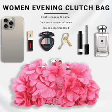 Floral Mini Evening Clutch Bag for Women