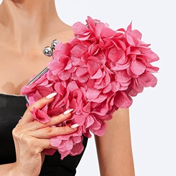 Floral Mini Evening Clutch Bag for Women
