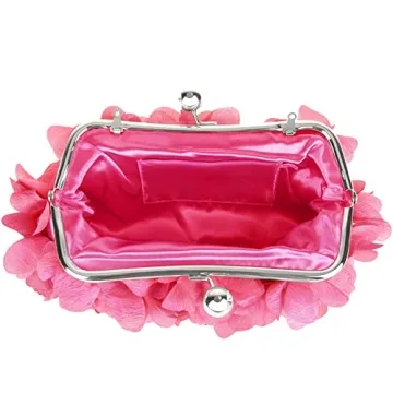 Floral Mini Evening Clutch Bag for Women