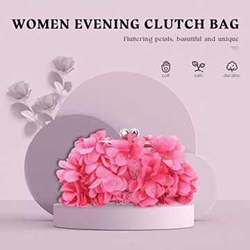 Floral Mini Evening Clutch Bag for Women