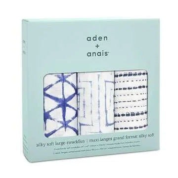aden + anais Silky Soft Bamboo Baby Swaddle Blankets Set