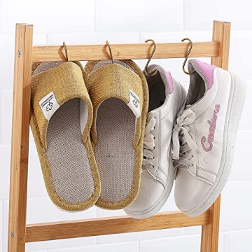 Evanda Gold S Hooks 30-Pack for Kitchen and Home Organization