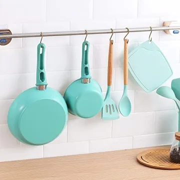 Evanda Gold S Hooks 30-Pack for Kitchen and Home Organization