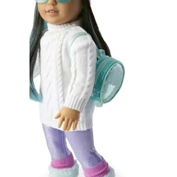 American Girl Corinne Tan Girl of the Year 2022 18-inch Doll Accessories with Hat, Sunglasses, and Backpack, For Ages 8+