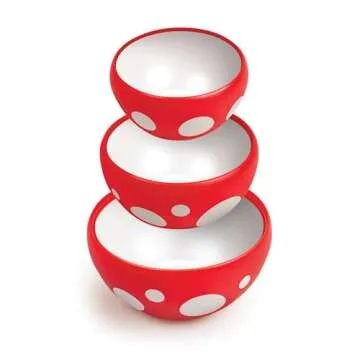 Genuine Fred MUSHROOM CUPS, Nesting Mushroom Measuring Cups