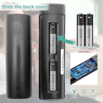 3rd Gen (L5B83G) Remote Control Replacement with Voice Function Fit for Fire Stick TV (2nd, 3rd, 4K, Max), Fit for FireStick Lite, Fit for Fire TV Cube (1st, 2nd), Fit for Amazon Pendant Design (3rd)