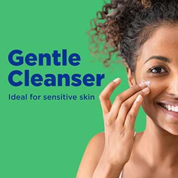 Differin Facial Cleanser, Soothing Face Wash 4 oz (Packaging May Vary)