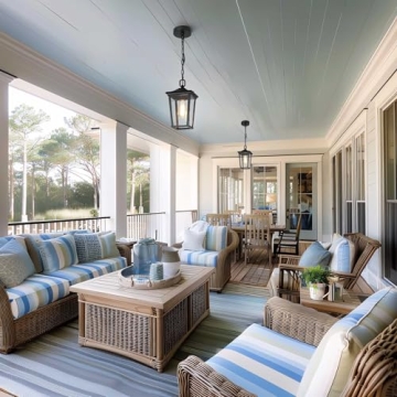 LOG BARN Outdoor Pendant Light for Porch and Gazebo