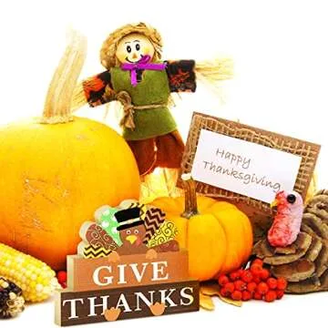 Gerrii Thanksgiving Turkey Decor for Autumn Gatherings