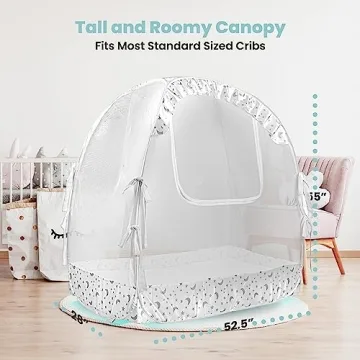 Pro Baby Safety Premium Crib Tent for Safe Sleep