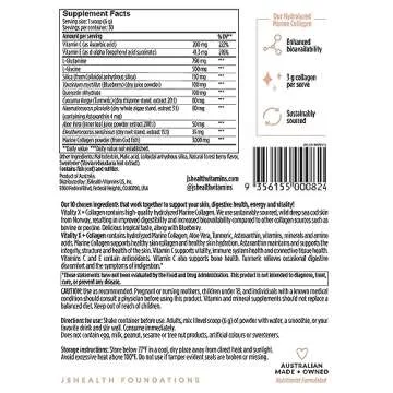 JSHealth Vitamins Beauty Favorites Bundle - Includes Hair + Energy Hair Vitamins & Vitality X + Collagen Beauty Powder Supplement