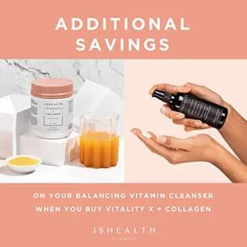 JSHealth Vitamins Beauty Favorites Bundle - Includes Hair + Energy Hair Vitamins & Vitality X + Collagen Beauty Powder Supplement