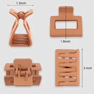 Chic Ahoney Hair Clips Set for All Occasions