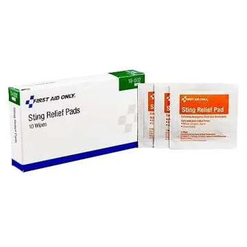 Sting Relief Pads (Box of 10)
