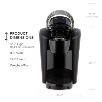 Keurig K-Compact Single-Serve K-Cup Coffee Maker with 3 Sizes