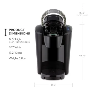 Keurig K-Compact Single-Serve K-Cup Coffee Maker with 3 Sizes