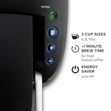 Keurig K-Compact Single-Serve K-Cup Coffee Maker with 3 Sizes