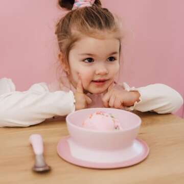 OXO Tot Stick and Stay Suction Bowl - Blossom